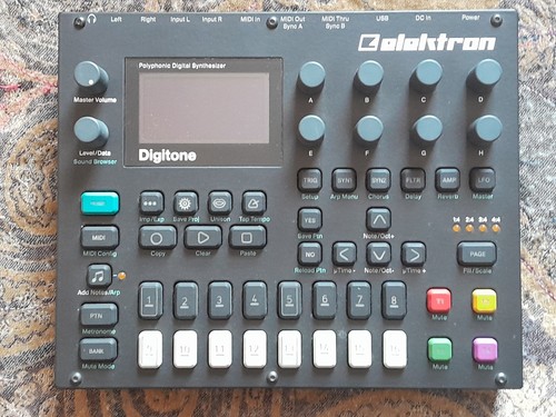 Elektron digitone synthesizer - digitone, synthesizer.