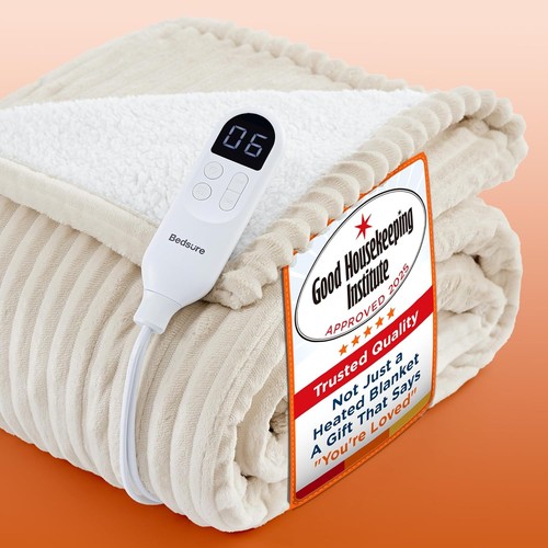 Bedsure heated blanket - bedsure,