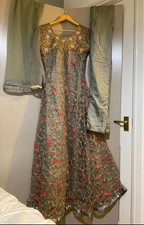 Stunning Grey Anarkali Maxi