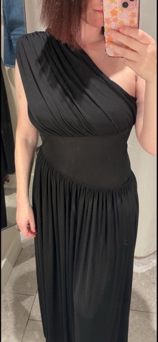 Nwt long black off - h&m,