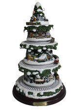 Rare Thomas Kinkade Wonderland Express Musical Christmas Tree - No Santa