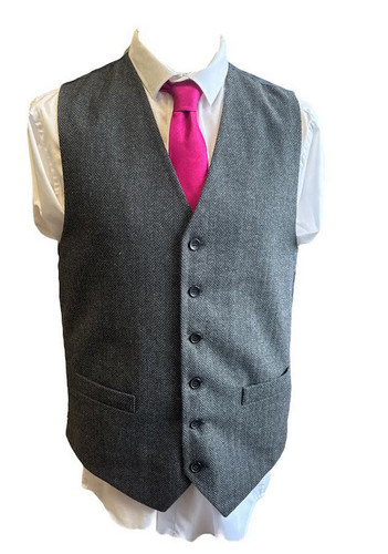 Grey herringbone design - herringbone,