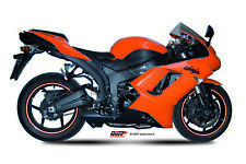 MIVV EXHAUST FOR KAWASAKI ZX-6 R 2007 > 2008 SUONO BLACK INOX UNDERSEAT