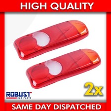 2X REAR TAIL LIGHT LENS