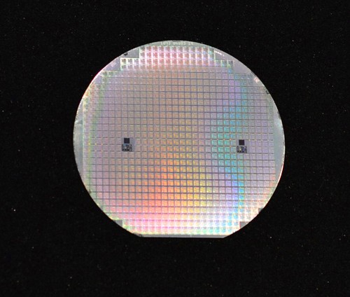 Silicon wafer rare - silicon,