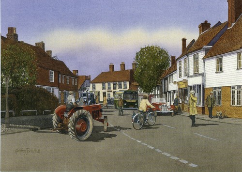 Marden kent 1958 - kent, postcard