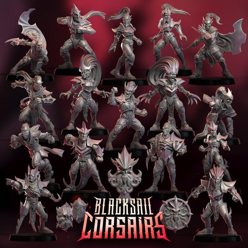 Fantasy football team - fantasy, blacksil