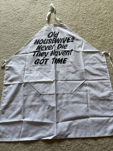 Vintage 1985 apron old - vintage,