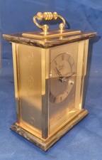 QUARTZ CARRIAGE CLOCK GOLD