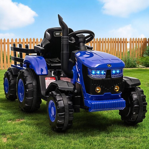 Kids ride tractor trailer - kids,