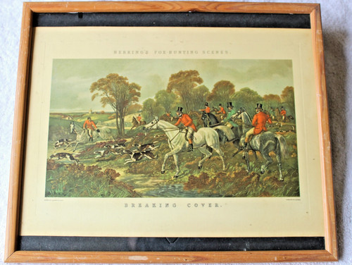 Herrings fox hunting scenes - herrings, fox-hunting