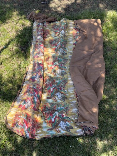 Vintage coleman brown sleeping - vintage,