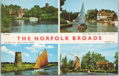 Vintage postcard norfolk - postcard,