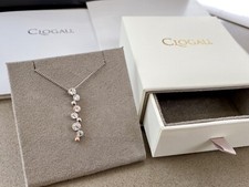 NEW Clogau Pendant Necklace Celebration Sterling Silver Welsh Rose Gold Topaz