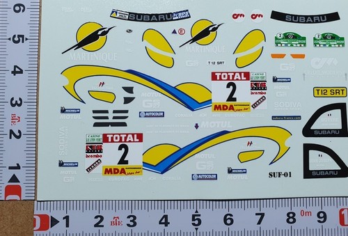 Decals subaru impreza wrc - decals,