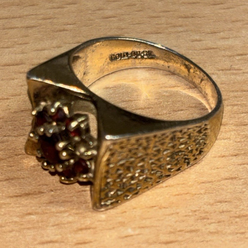 Vintage 1970s garnet cluster - vintage,