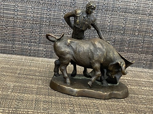 Miniature bronze matador - miniature,