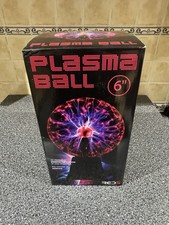 Plasma Lightning Ball Touch And Sound Activated Room Light Globe 6 Inch
