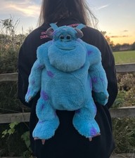 ? Awesome Sully Monsters Inc Plush Backpack Bag Disney ?