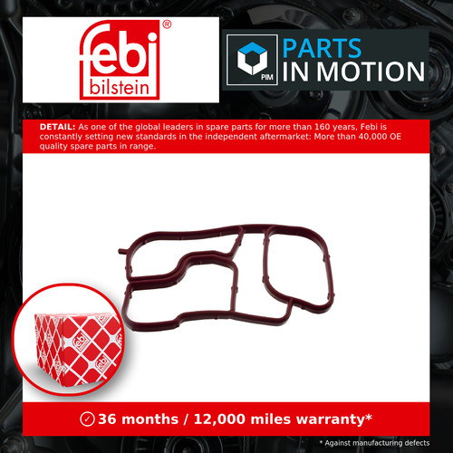 Oil cooler gasket 48367 febi - cooler,