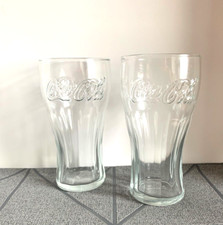Coca Cola Clear Large Glasses