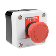 Emergency Stop Push Button Switch Station Red Mushroom Self Locking 400V 10/6A