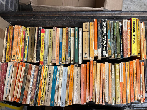 80x vintage paperback books - paperback,