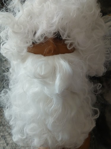 Santa wig and - and, new
