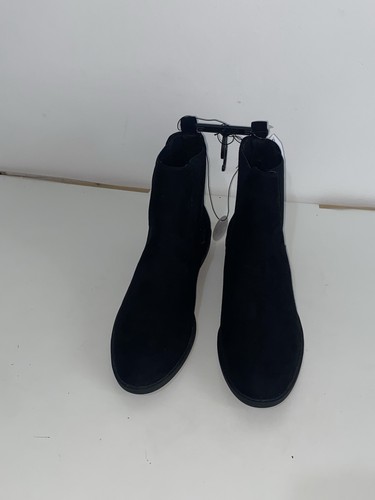 Primark black suede ankle - black,