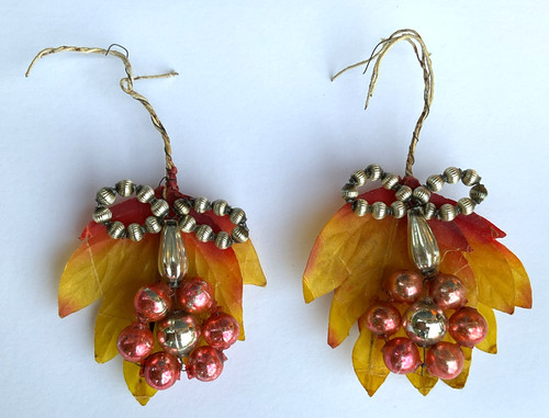Pair vintage czech gablonz - pair,