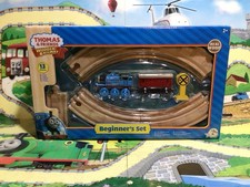 Thomas and Friends Wooden Railway Train Boxed Beginners Set In Excellent Cond