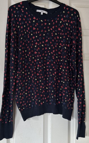 Next navy hearts fine knit - next,