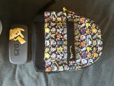 Pokémon School Bag with Adjustable Straps Kids Backpack With Pencil Case