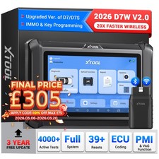 2026 XTOOL D7W V2.0 Car Full