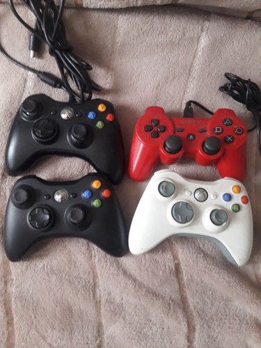 Controllers red ps3 xbox - red, 360