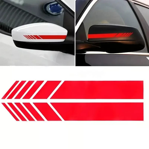 Chevron stripe vinyl decal - 2x,