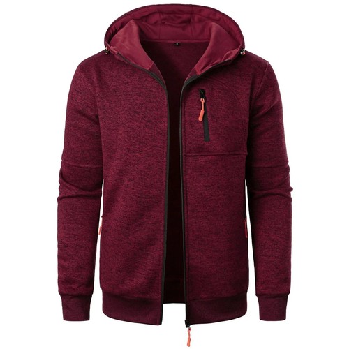 Men hoodie jacket zip up - men's,