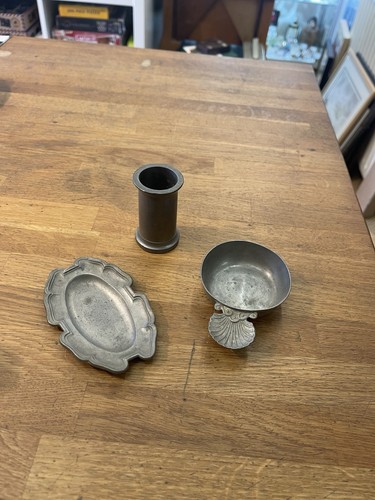 Vintage pewter barware - 3,