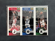 1996 Upper Deck Minis All-Star Trio Michael Jordan Penny Hardaway Kemp HOF GOAT