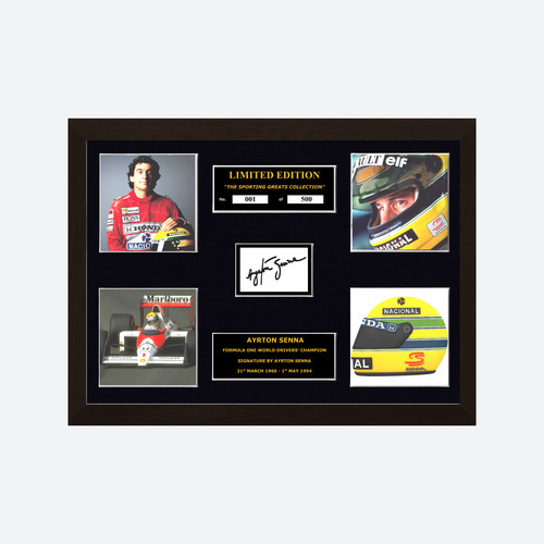 Ayrton senna signed - signed, ltd