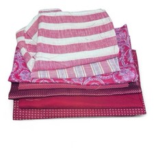 8pc Bundle Lot Red Pastel 100%