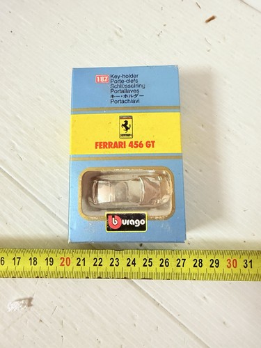 Burago keychain ferrari 456gt - keychain,