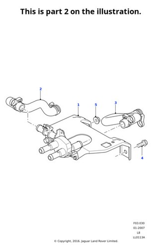 Land rover genuine hose - rover,