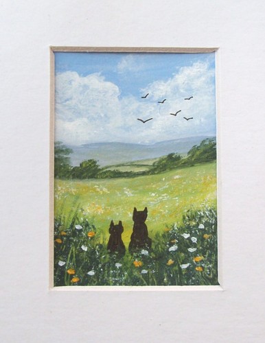 Aceo original hand painted - aceo,