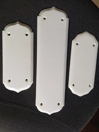 Three vintage white - three,