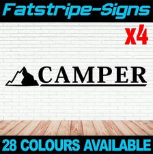 CAMPER NAME TEXT STICKERS