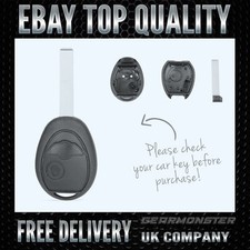 For BMW Mini Cooper S R50 R53 2002-2005 2 Button Remote Car Key Fob Shell Case