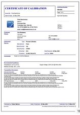 CALIBRATION SERVICE For Megger