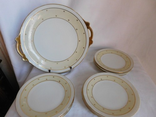 Flat cake service plates - cake,