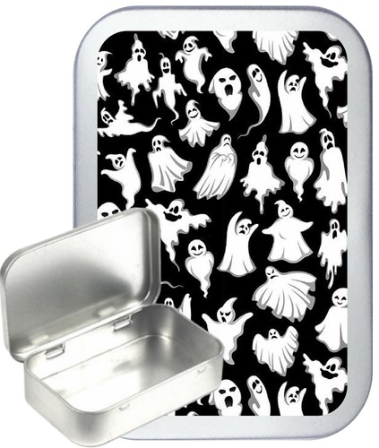 Black ghost pattern - black, silver
